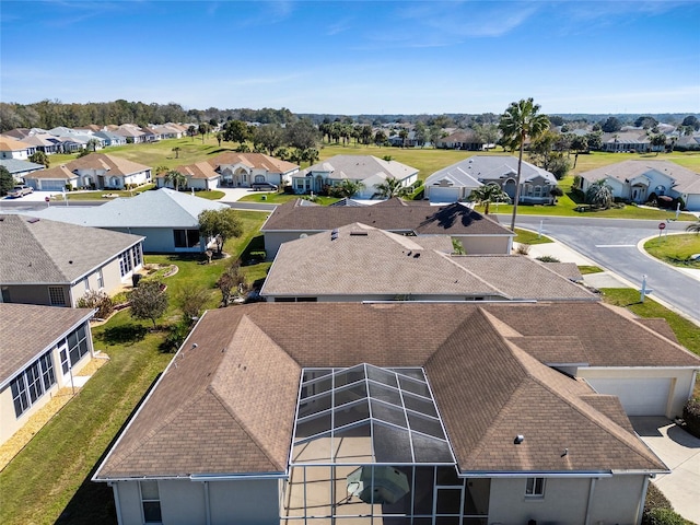 bird's eye view featuring a residential view