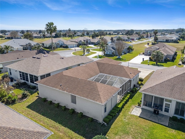 bird's eye view featuring a residential view