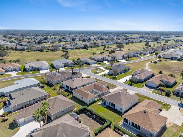 bird's eye view featuring a residential view