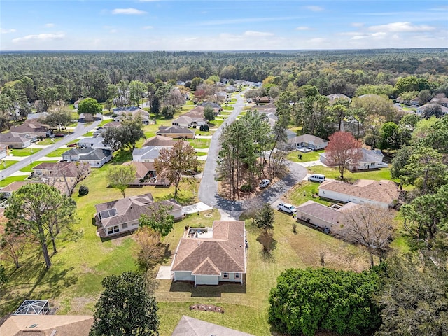 drone / aerial view featuring a residential view