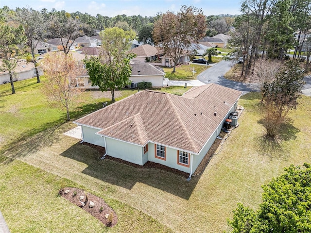 bird's eye view featuring a residential view