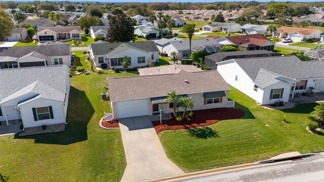 bird's eye view featuring a residential view