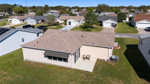 drone / aerial view featuring a residential view