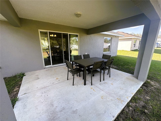 view of patio / terrace with outdoor dining area