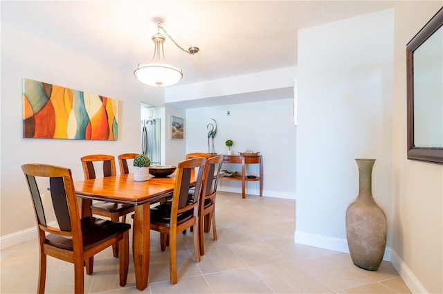 dining area with baseboards