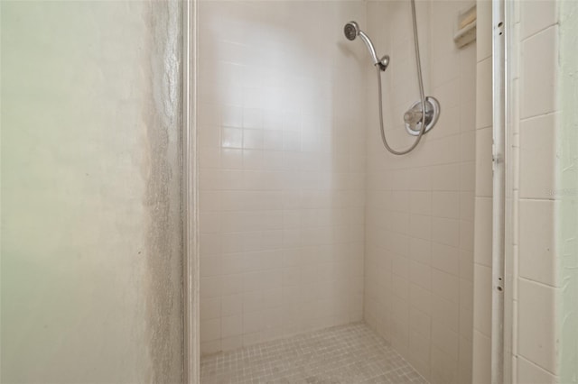 full bathroom with a stall shower