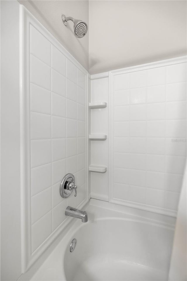 full bath with shower / washtub combination