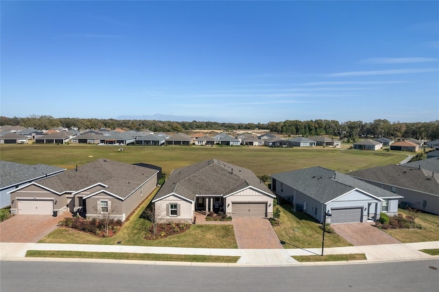 birds eye view of property featuring a residential view