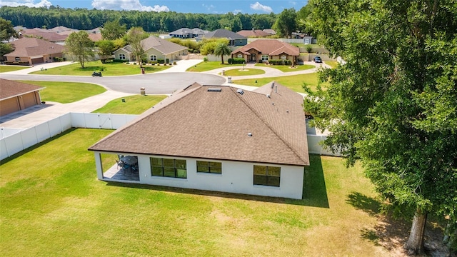 drone / aerial view featuring a residential view