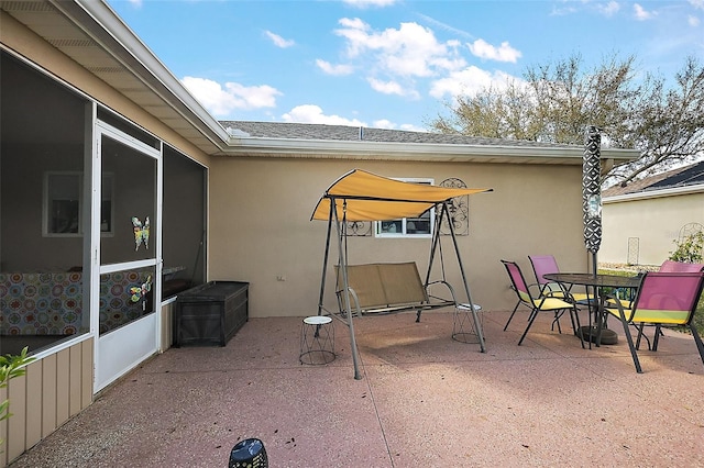 view of patio / terrace with outdoor dining space