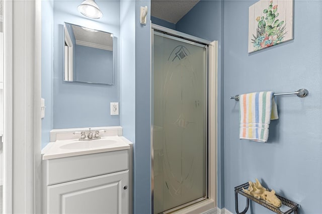 9770 SW 97th Pl, Ocala, FL 34481 - bathroom featuring a stall shower and vanity