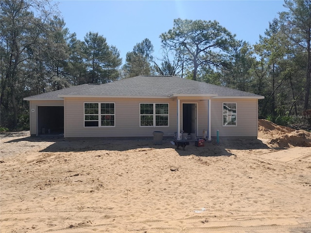 view of front of property featuring an attached garage