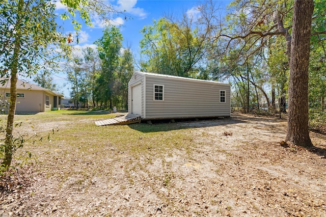 view of outbuilding