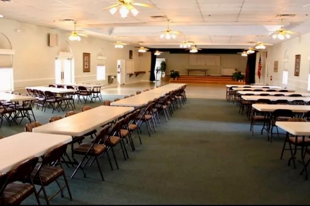 view of dining area