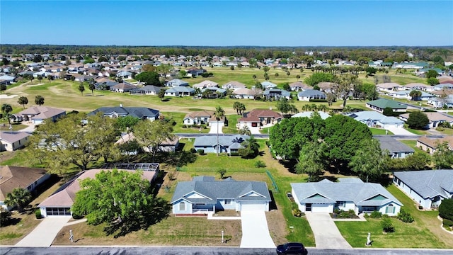 bird's eye view featuring a residential view