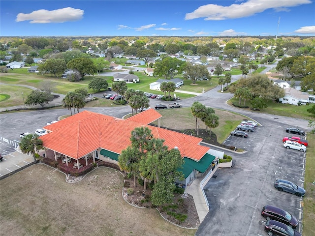 bird's eye view featuring a residential view