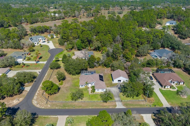 birds eye view of property featuring a residential view