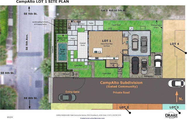 view of layout