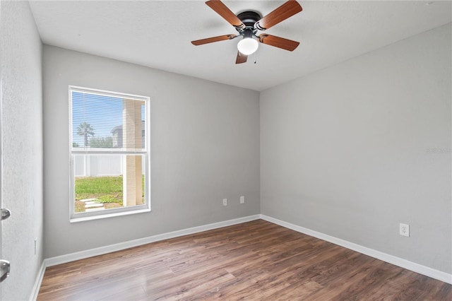 4954 SW 40th Pl, Ocala, FL 34474 - unfurnished room featuring wood finished floors and baseboards