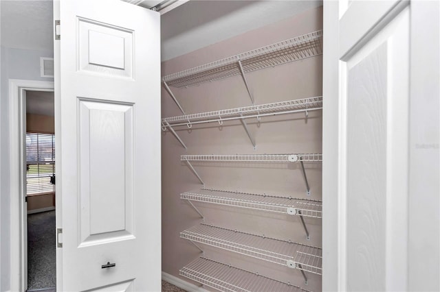 pantry featuring visible vents