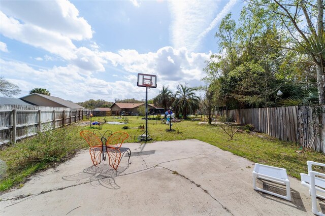 view of patio / terrace featuring a fenced backyard