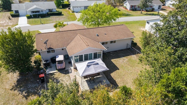 drone / aerial view featuring a residential view