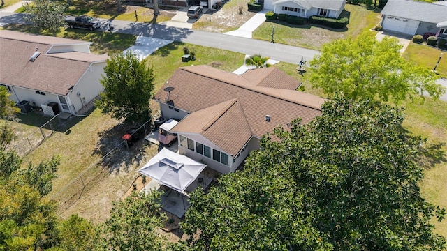 drone / aerial view featuring a residential view