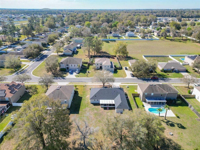 drone / aerial view featuring a residential view