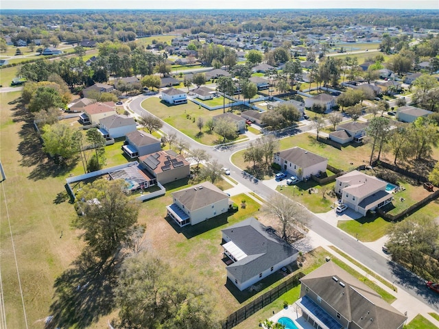 drone / aerial view featuring a residential view