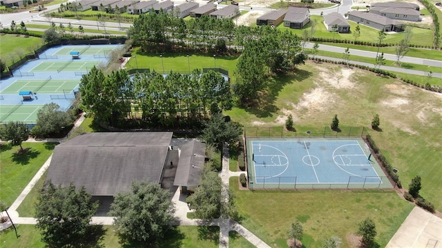 bird's eye view featuring a residential view