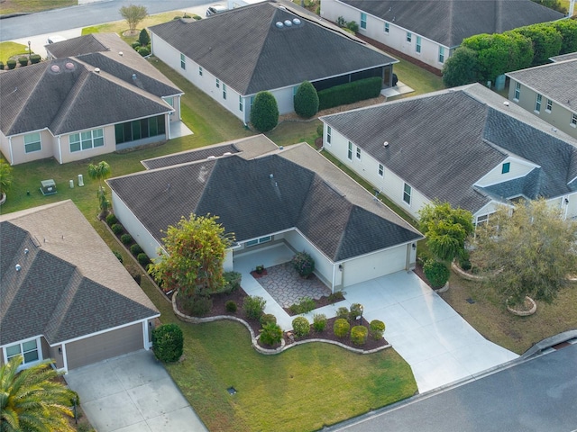 drone / aerial view featuring a residential view