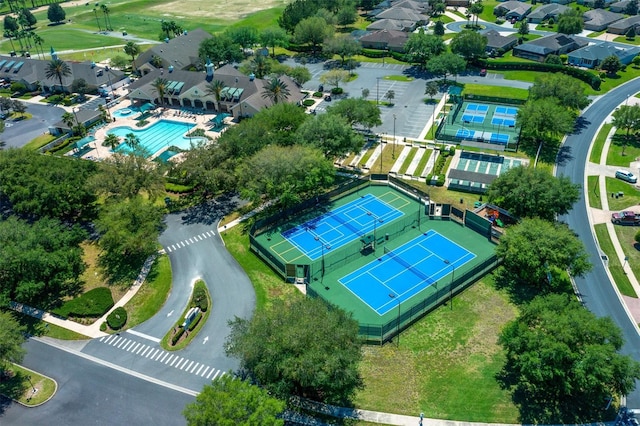 birds eye view of property featuring a residential view