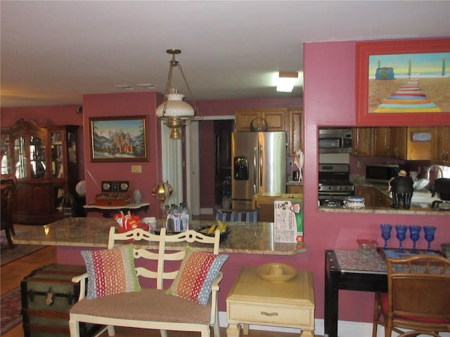 view of dining area