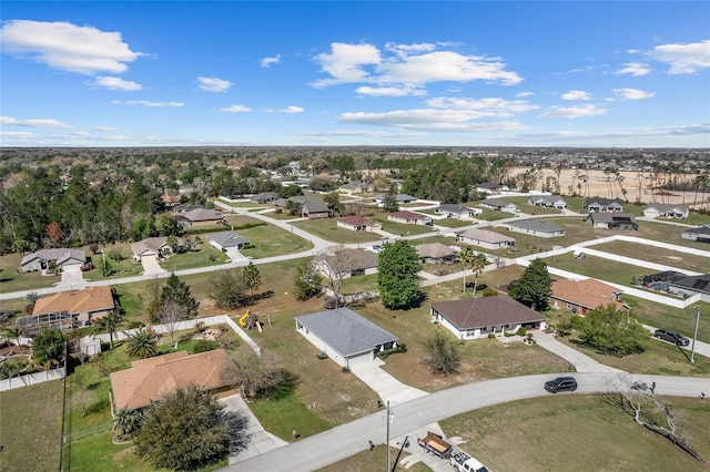 drone / aerial view featuring a residential view