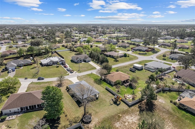 birds eye view of property featuring a residential view