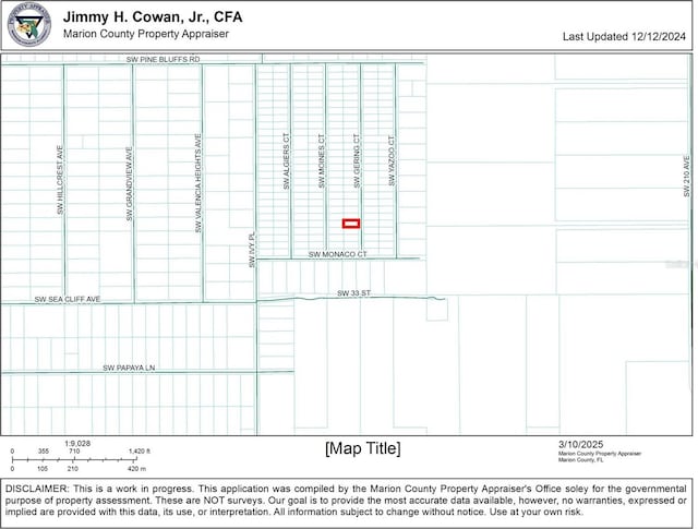 0 SW Gering Ct, Dunnellon FL, 34431 land for sale