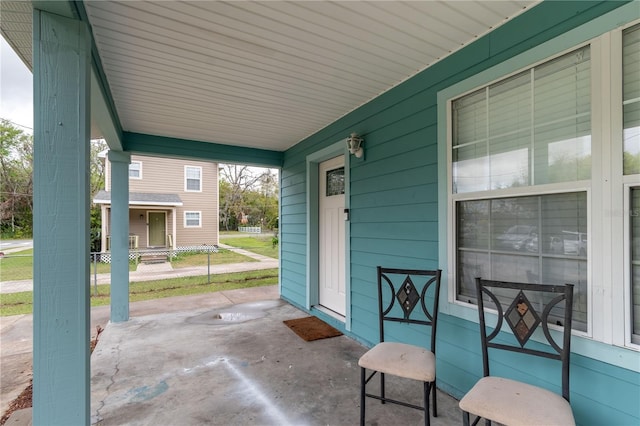 view of patio / terrace featuring a porch