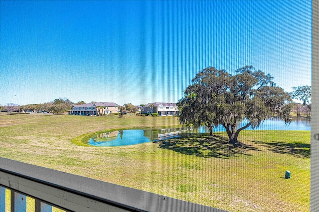 view of water feature