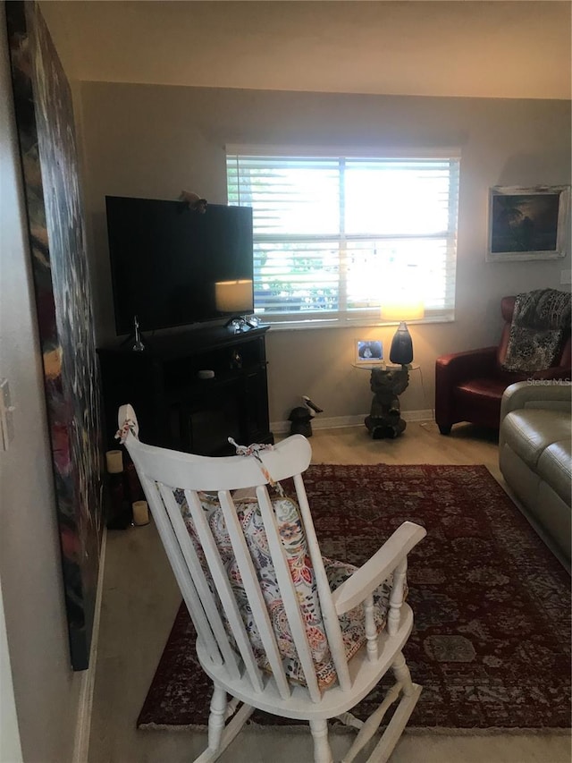 view of living area