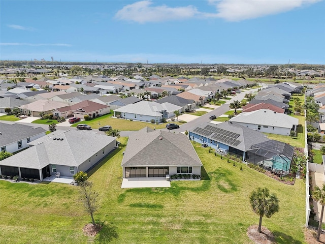 bird's eye view featuring a residential view