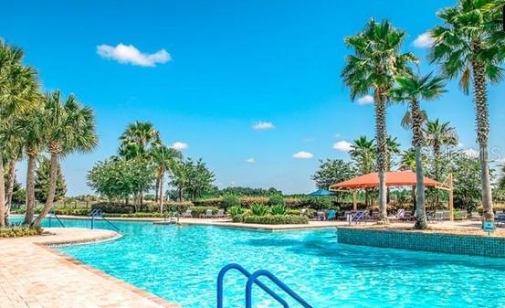 pool featuring a gazebo