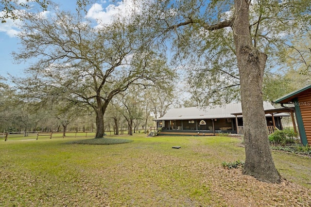 view of yard