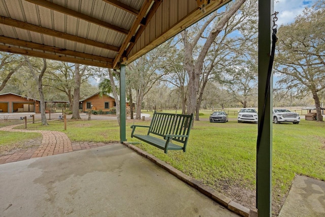 view of patio