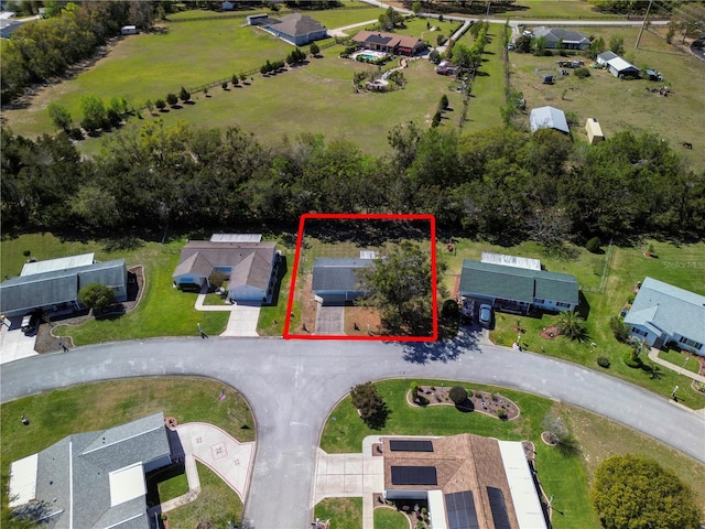 drone / aerial view featuring a residential view