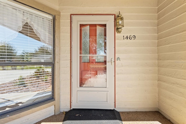 view of property entrance