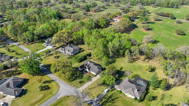 bird's eye view featuring a residential view