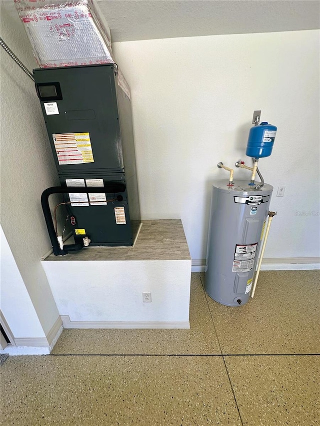 utilities with electric water heater