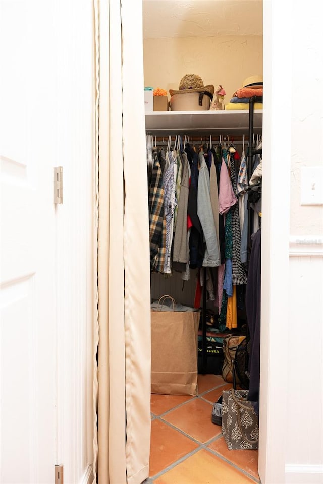 view of closet