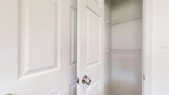 view of closet