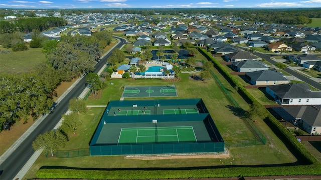 bird's eye view featuring a residential view